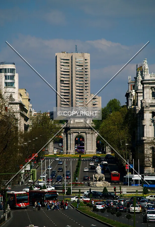 A view from the west along Alcala Street