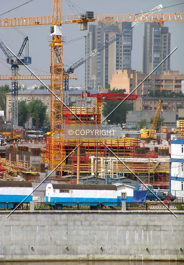 View from across Moskva River