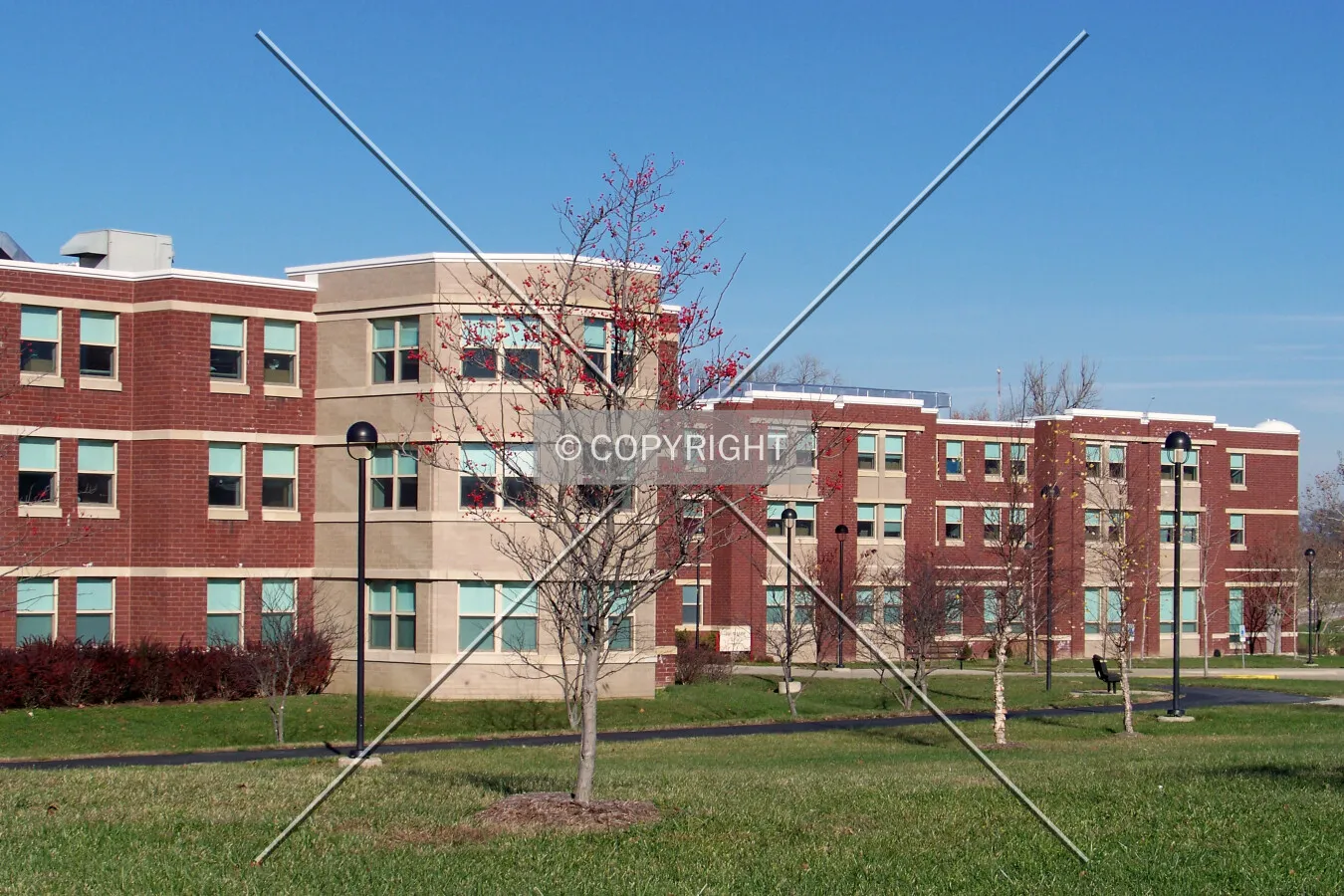 View from the southeast