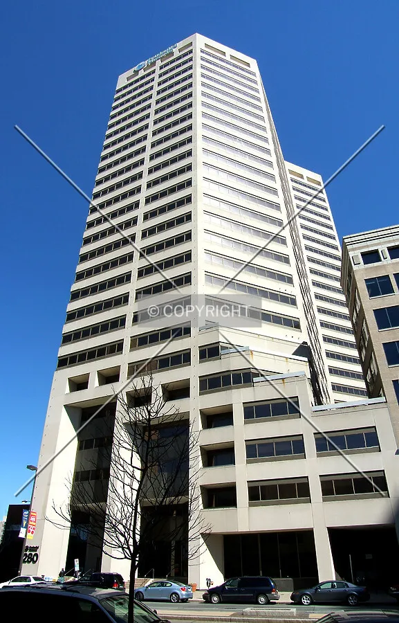 View from the southwest across Trumbull Street