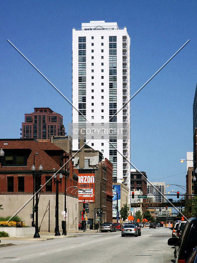 Looking north on Jefferson Street