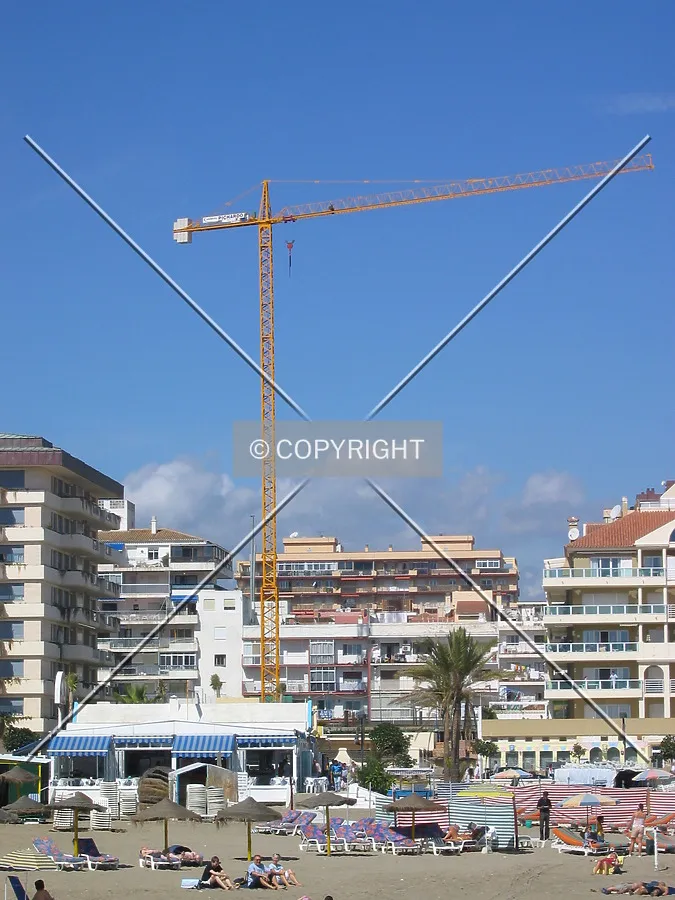 Zoomed view from the east end of the port