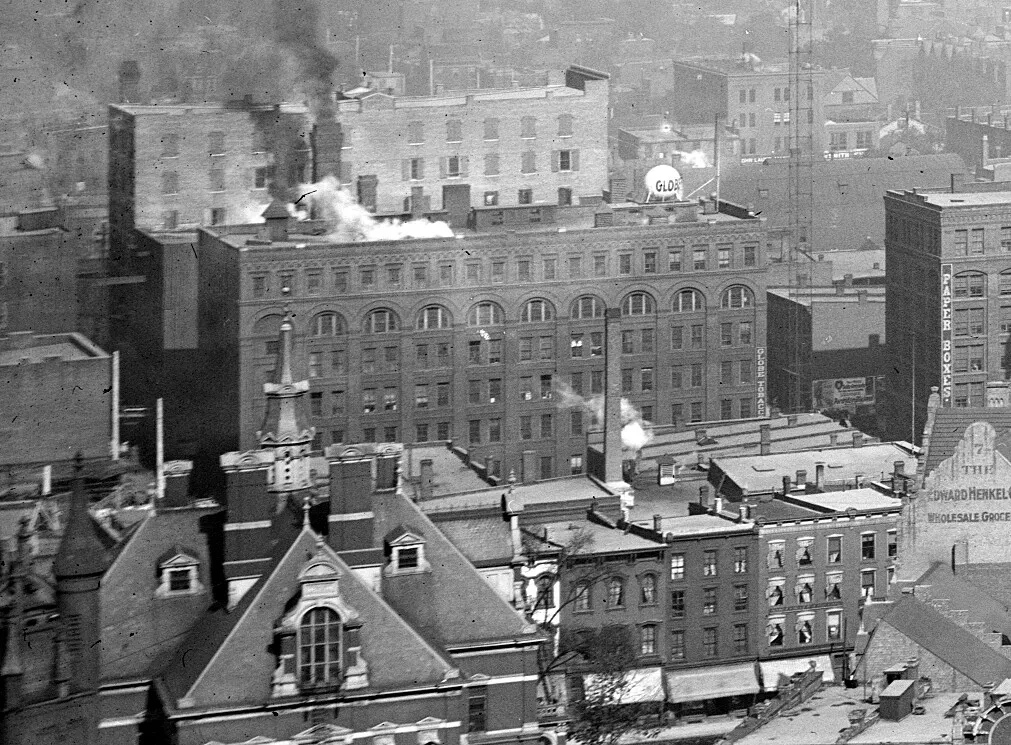 Vintage view from the west