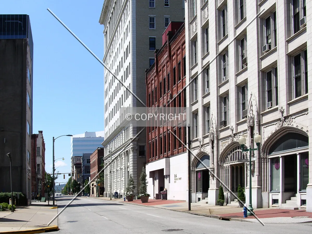 Looking north from Hale Street