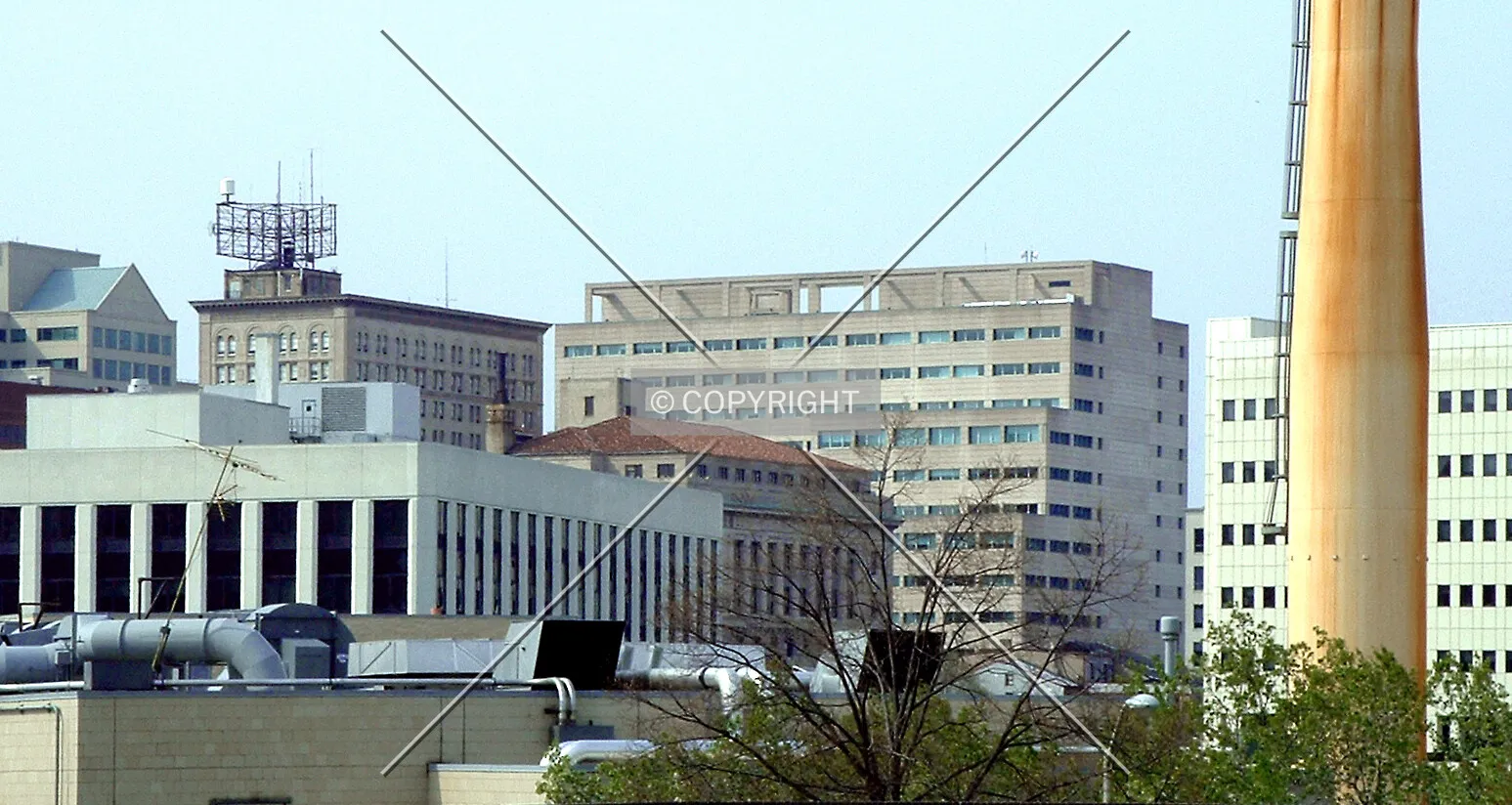 View from the southeast