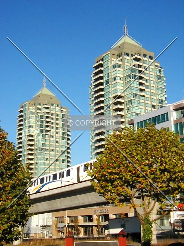 View across Lougheed and the Millennium Line