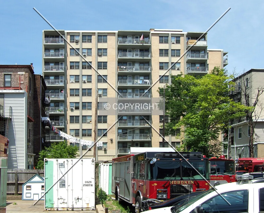 View from the southwest on 2nd Street