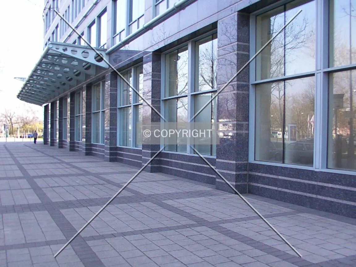 First floor and sidewalk