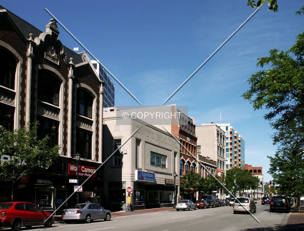 Looking west towards Fountain Square