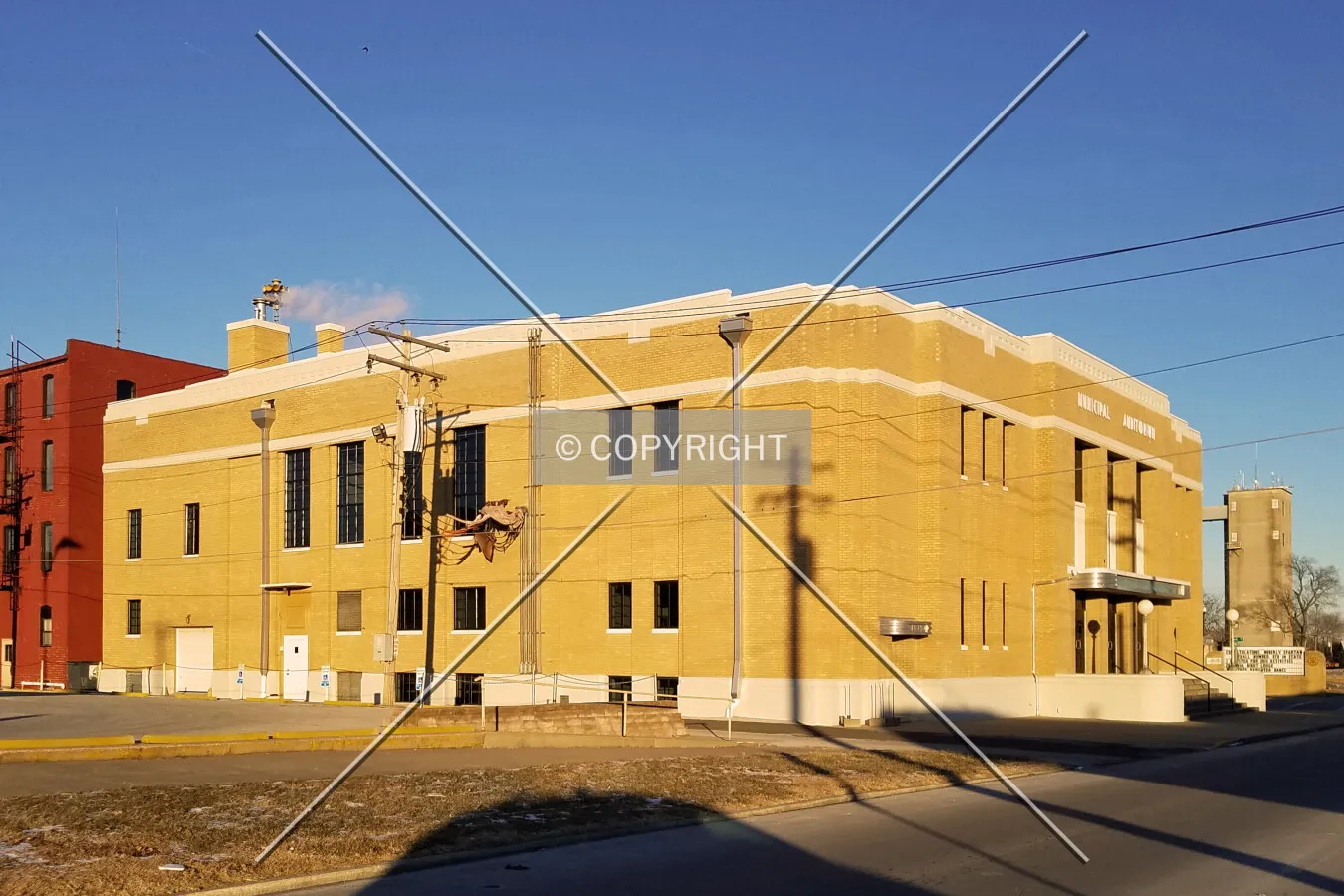 View from the southwest; January 1, 2018