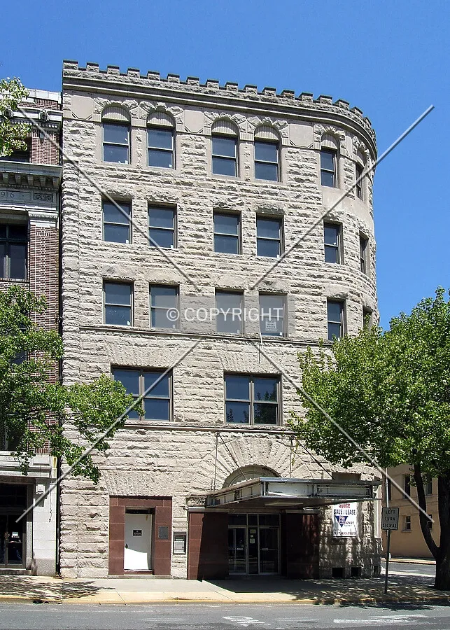 View from the southwest across Mattison Avenue