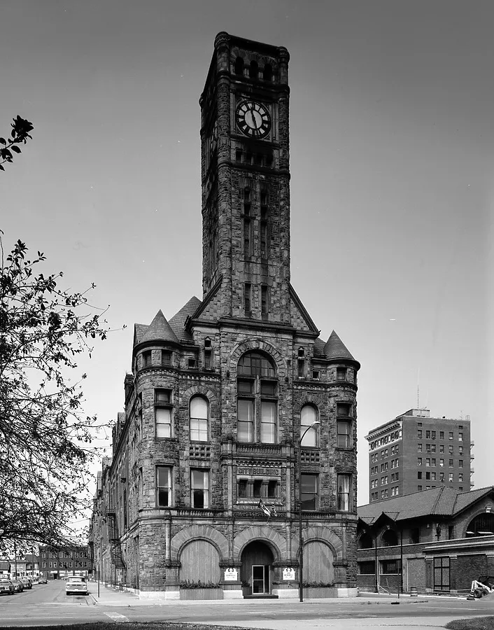Vintage view from the southeast