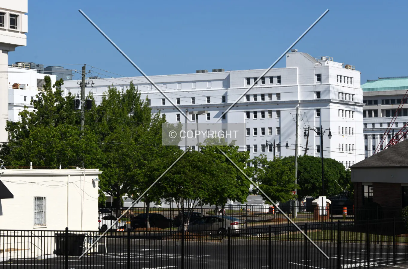 View from the southeast