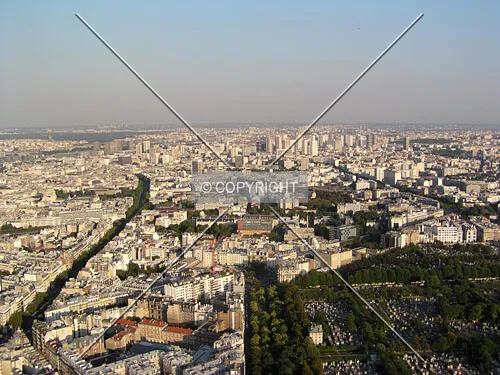 Looking east from Tour Montparnasse