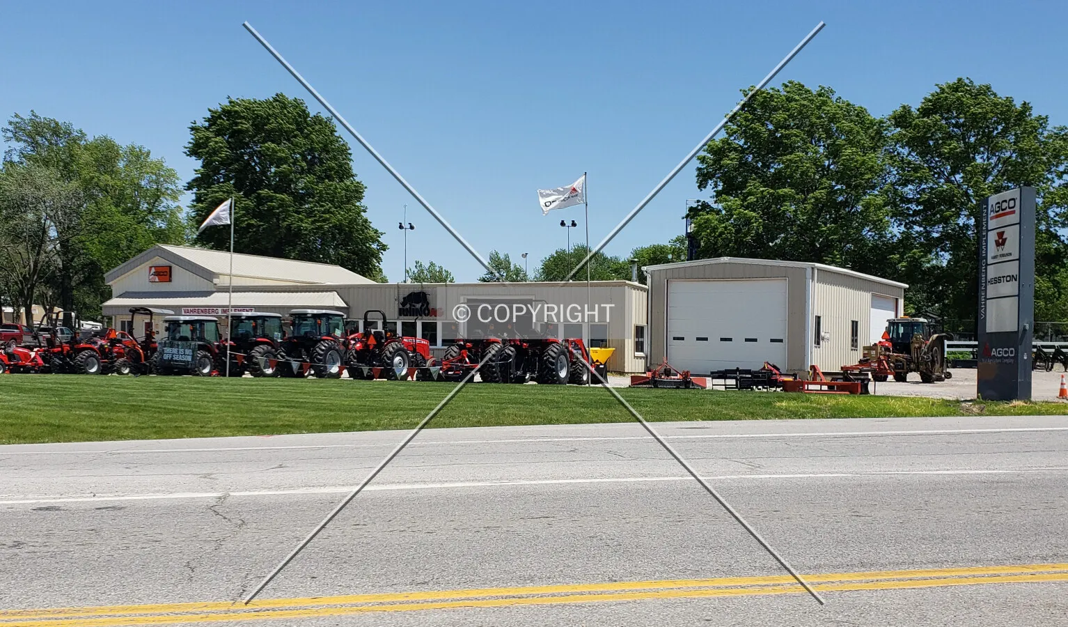 Northwest view; May 16, 2019
