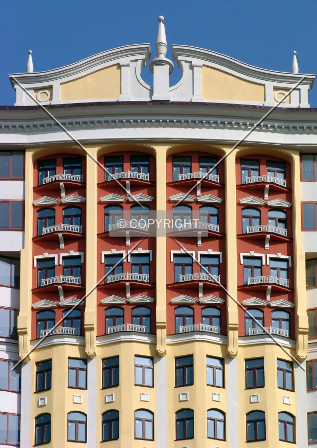 Southwest facade detail
