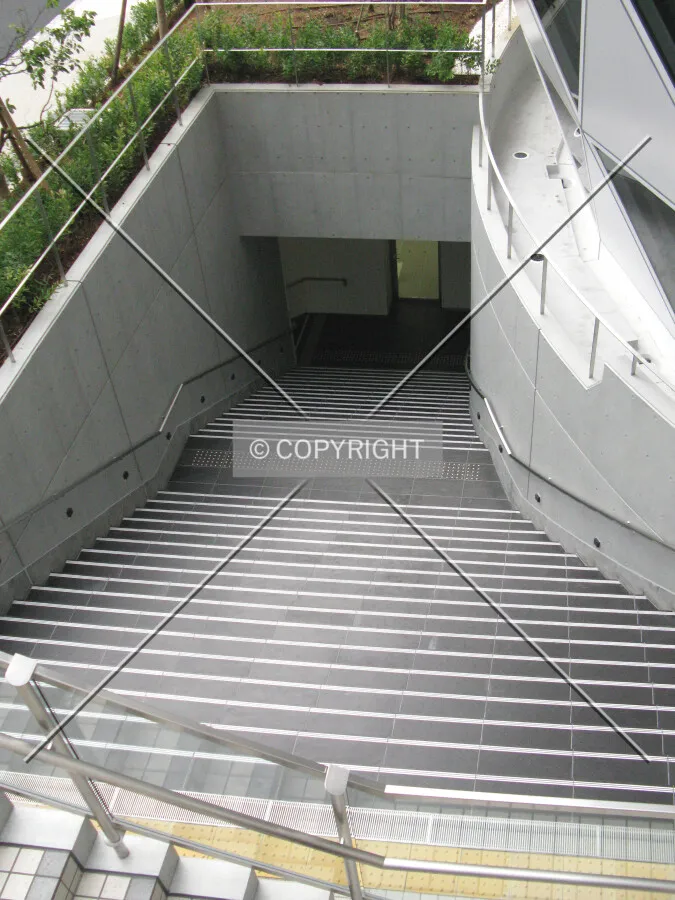 Stairs on the south side