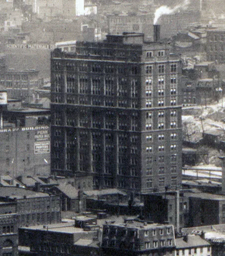 Vintage view from the southwest