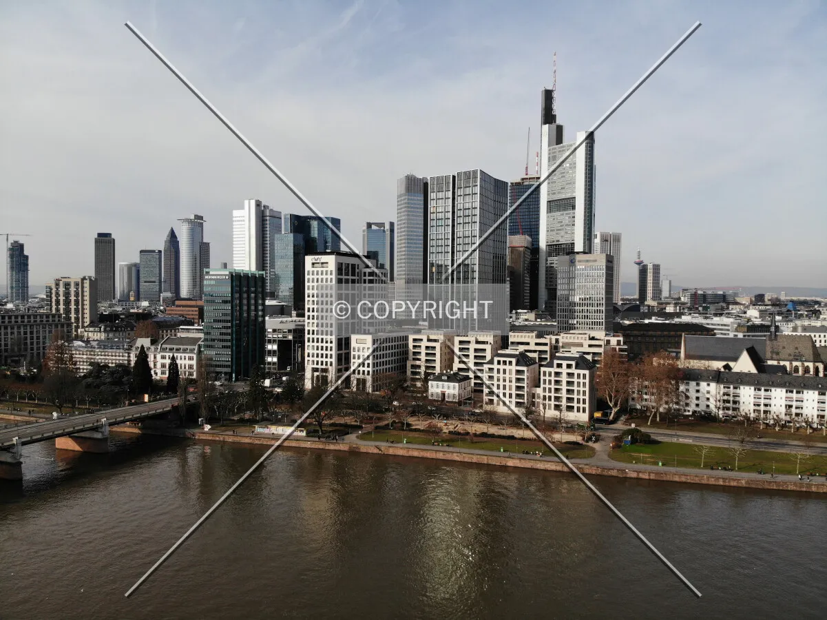 Central Banking District (CBD) in Frankfurt