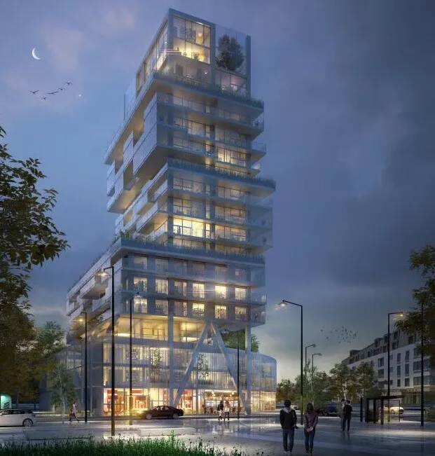 First rendering of the project.