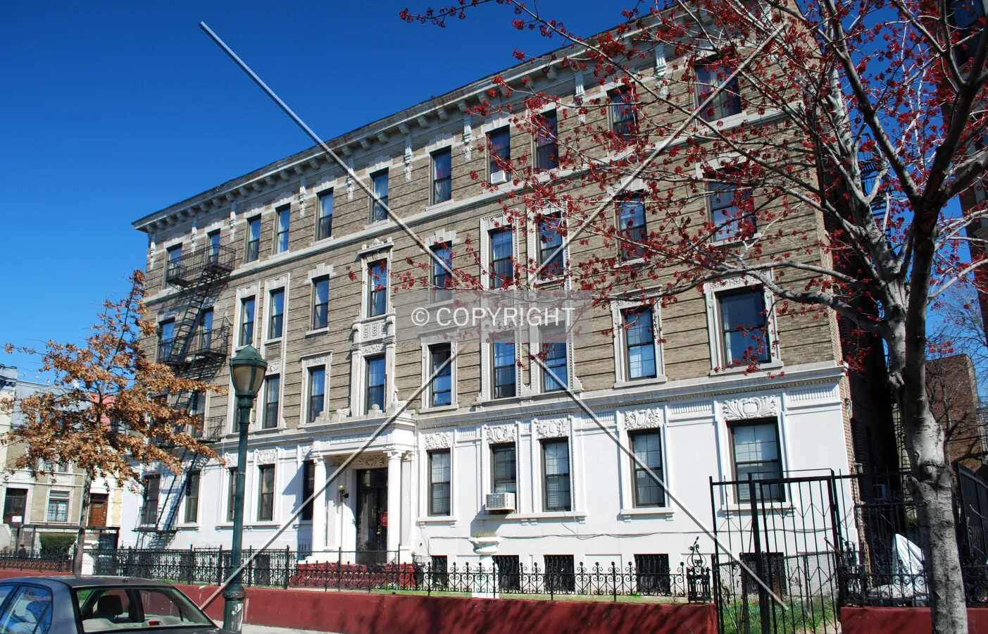View along Eastern Parkway