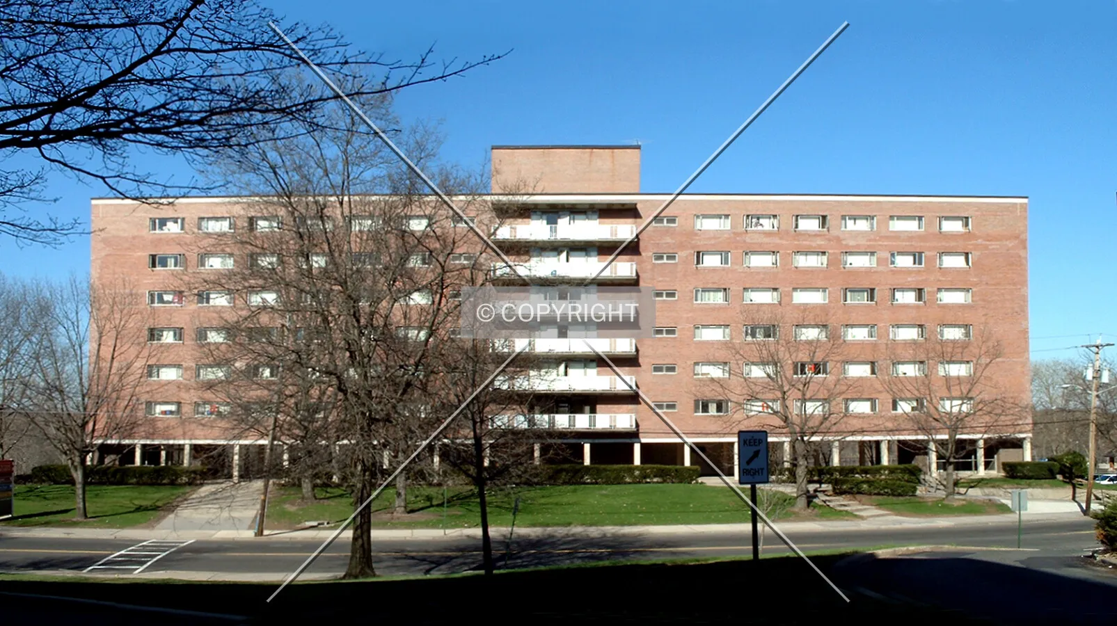 View from the southwest