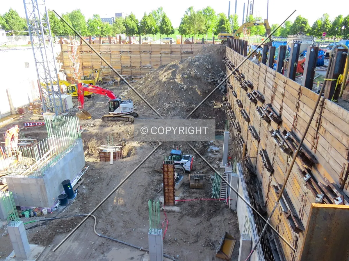 View to the north across the pit