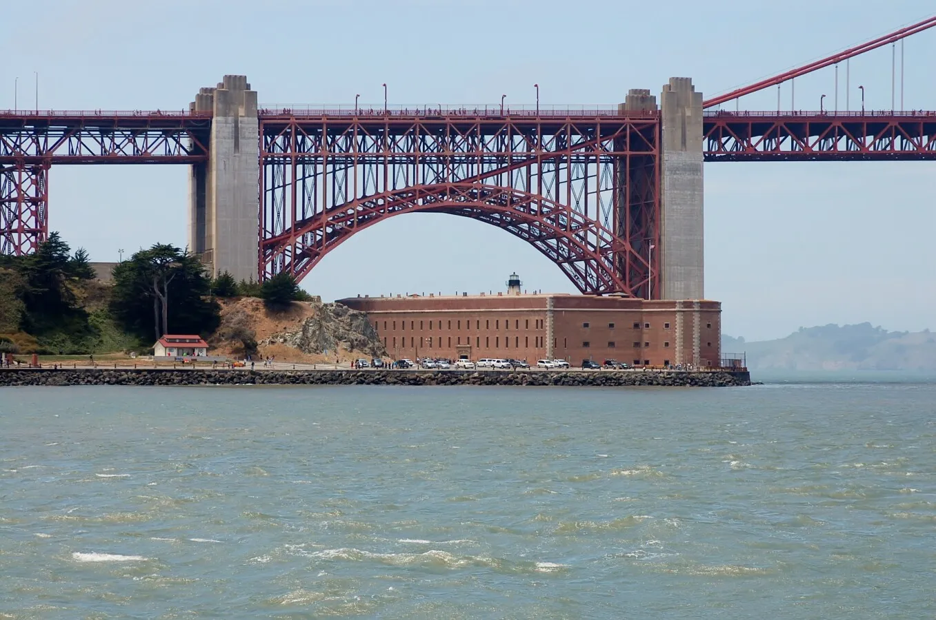 Distant view from the southeast