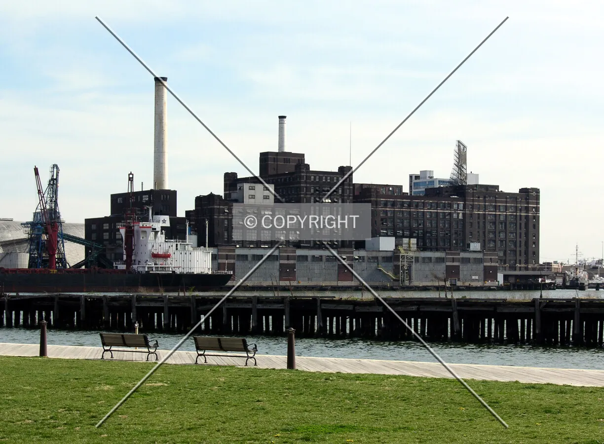 Looking southwest from Fells Point