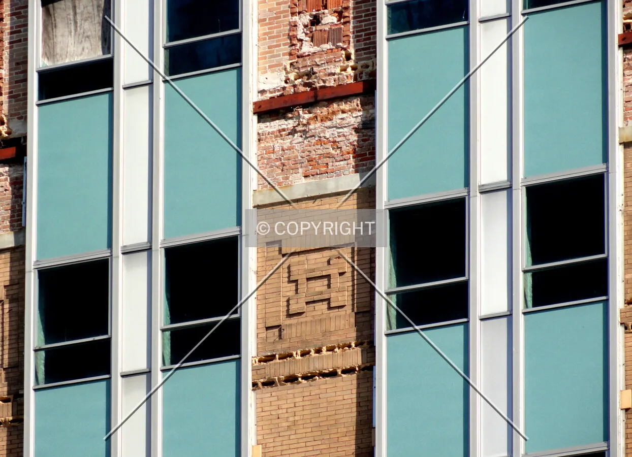 Western facade detail