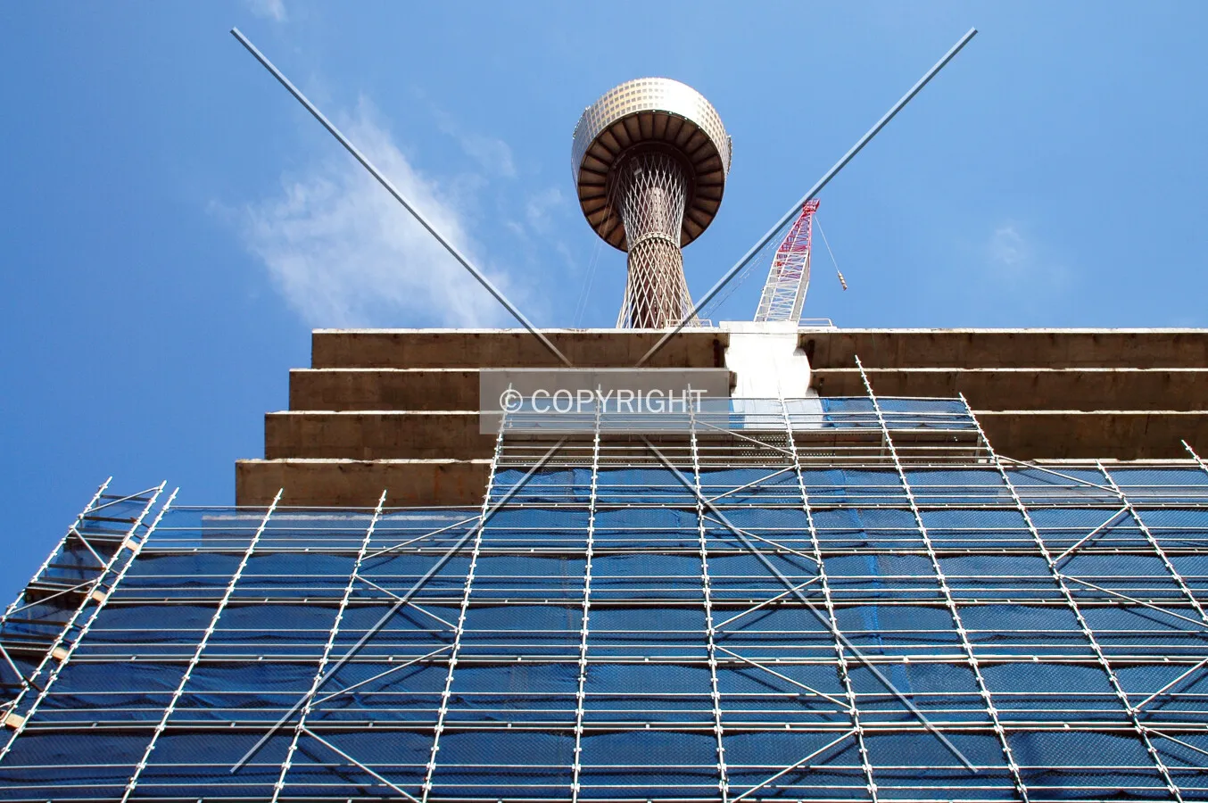 Looking up from Castlereagh Street