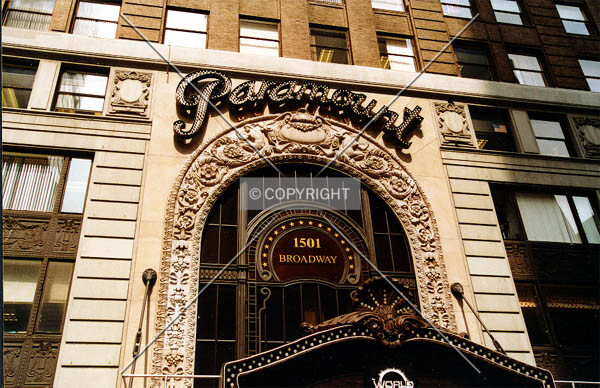 Sign above the entrance