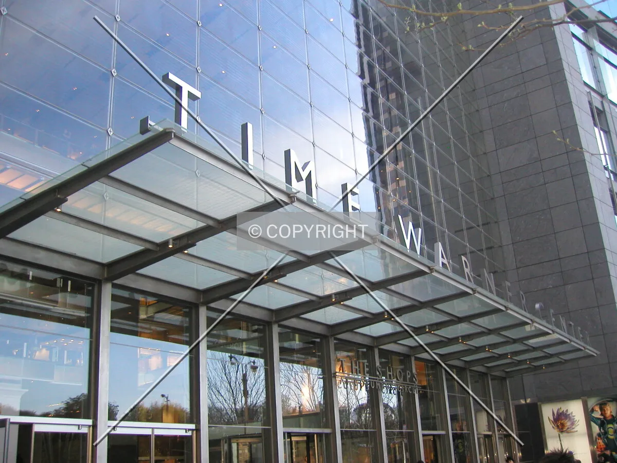 Sign over entrance