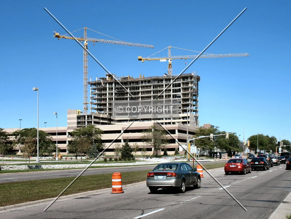 View to the northwest across York Avenue South