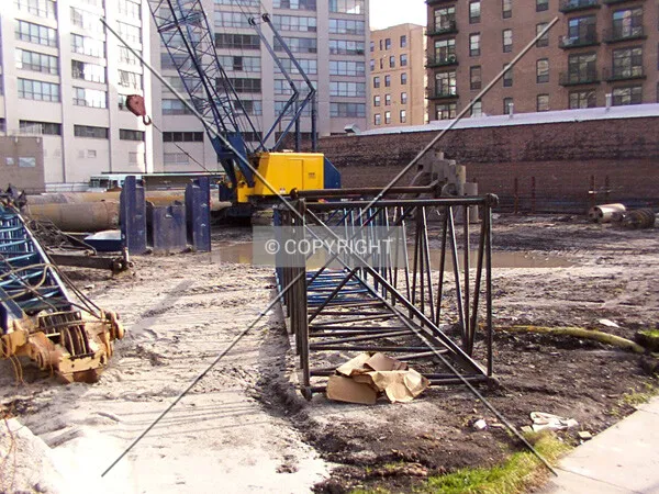 Site with crane section