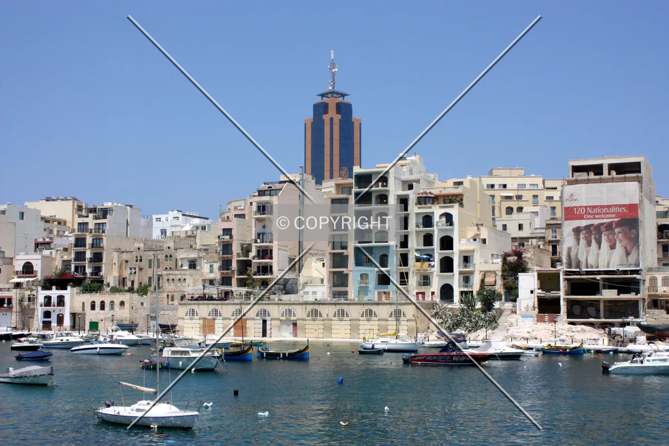 Looking over Spinola Bay