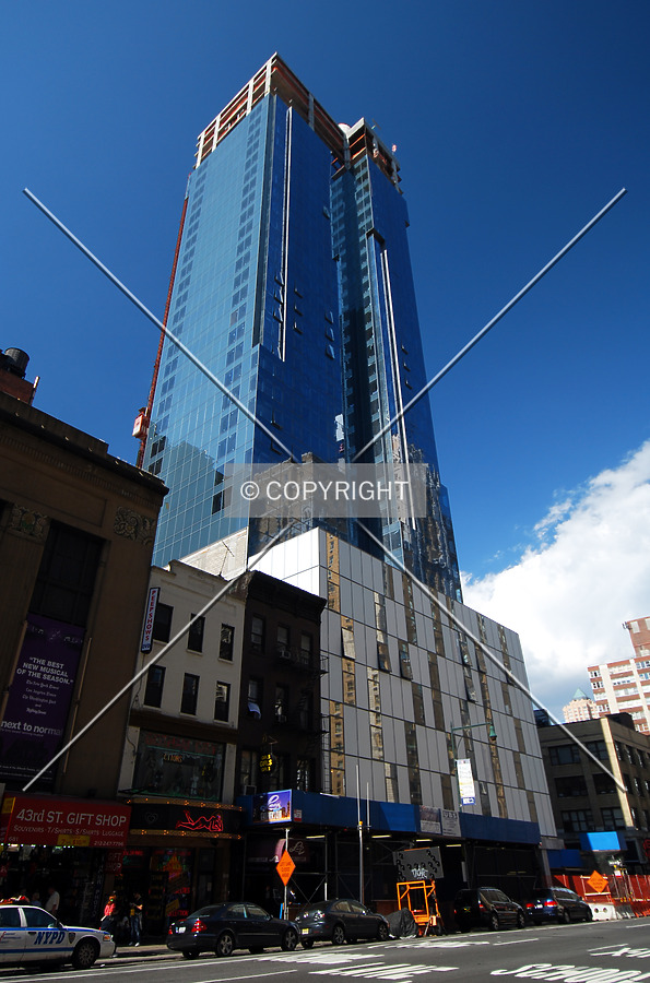 Viewed from the south along 8th Avenue