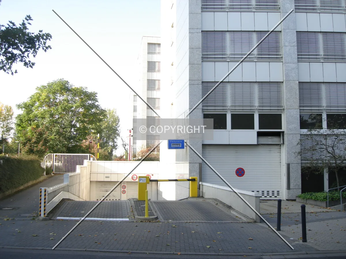 Entrance to underground car park