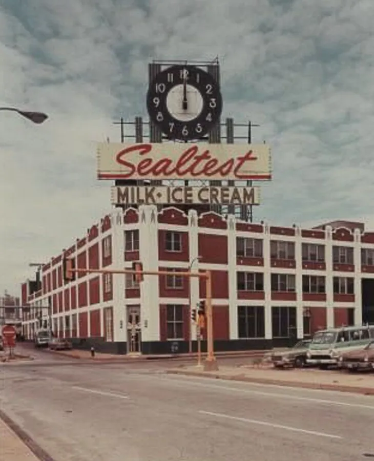 Vintage view from the southeast