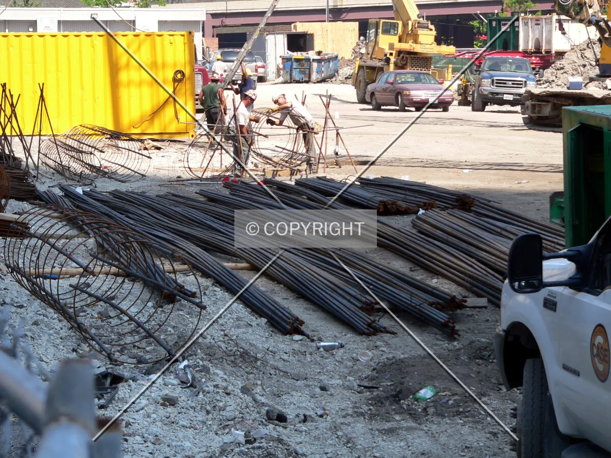 Steel rebar and rebar cages