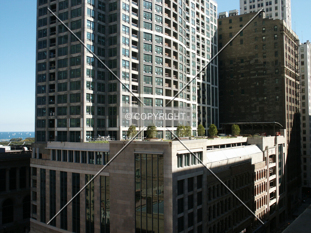 Upper podium, sundeck, and lower part of the tower
