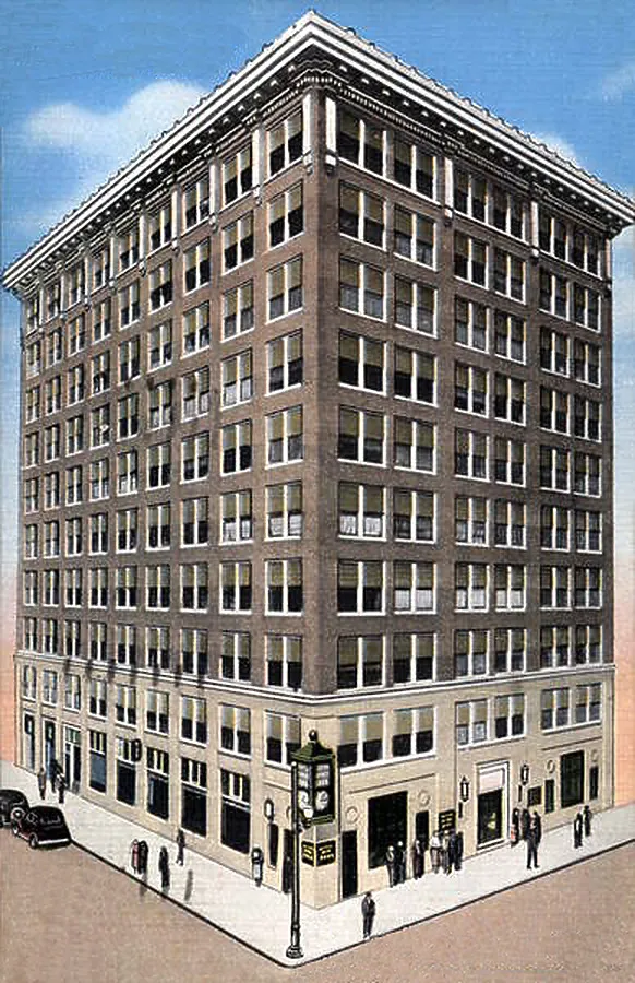 Vintage view from the south