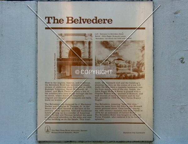Plaque next to the main entrance