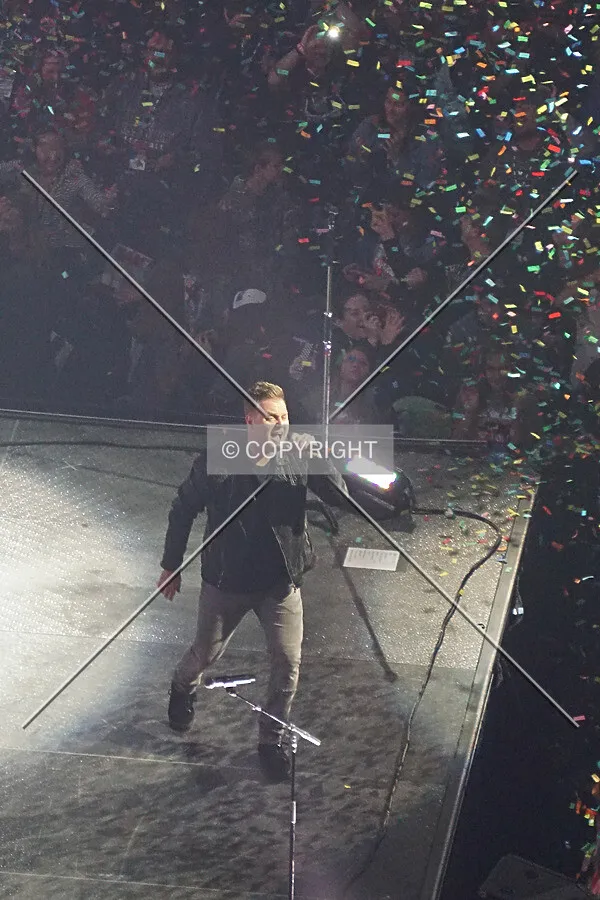 Matthew West performs during the 2016 Winter Jam concert; January 23, 2016
