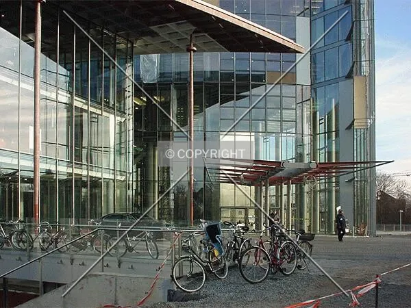 Entrance at the end of the construction phase
