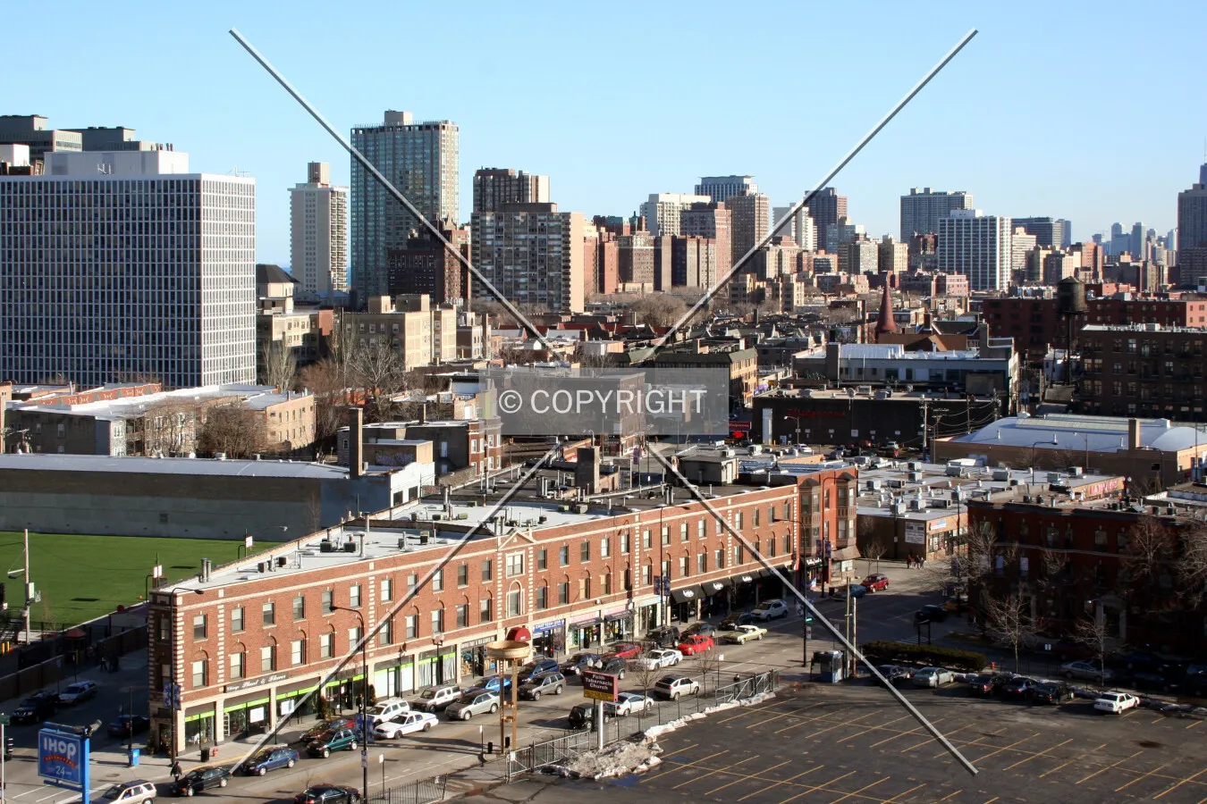 Looking southeast from Park View East