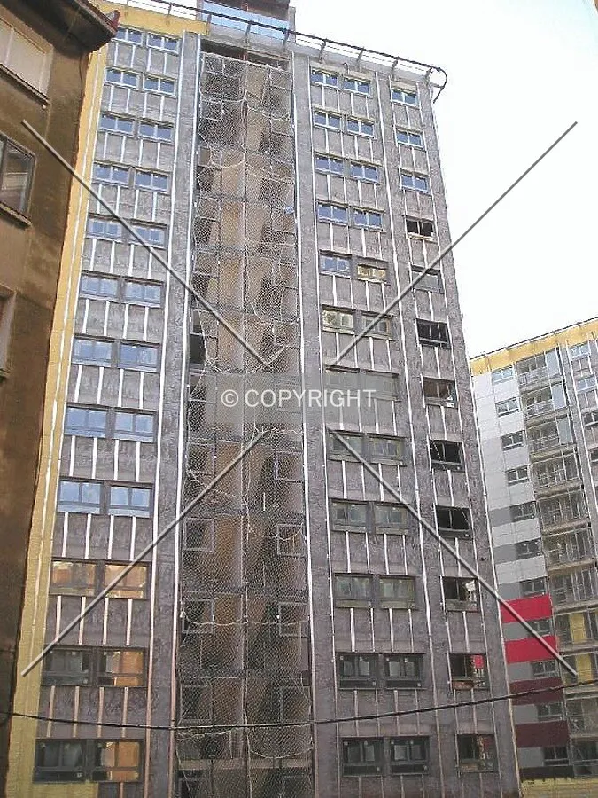 View from a narrow street in the Old Beurko complex