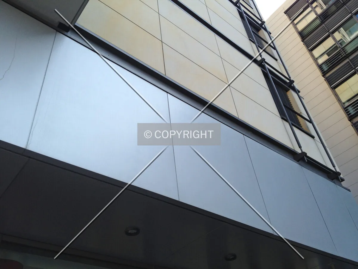 Facade above the entrance