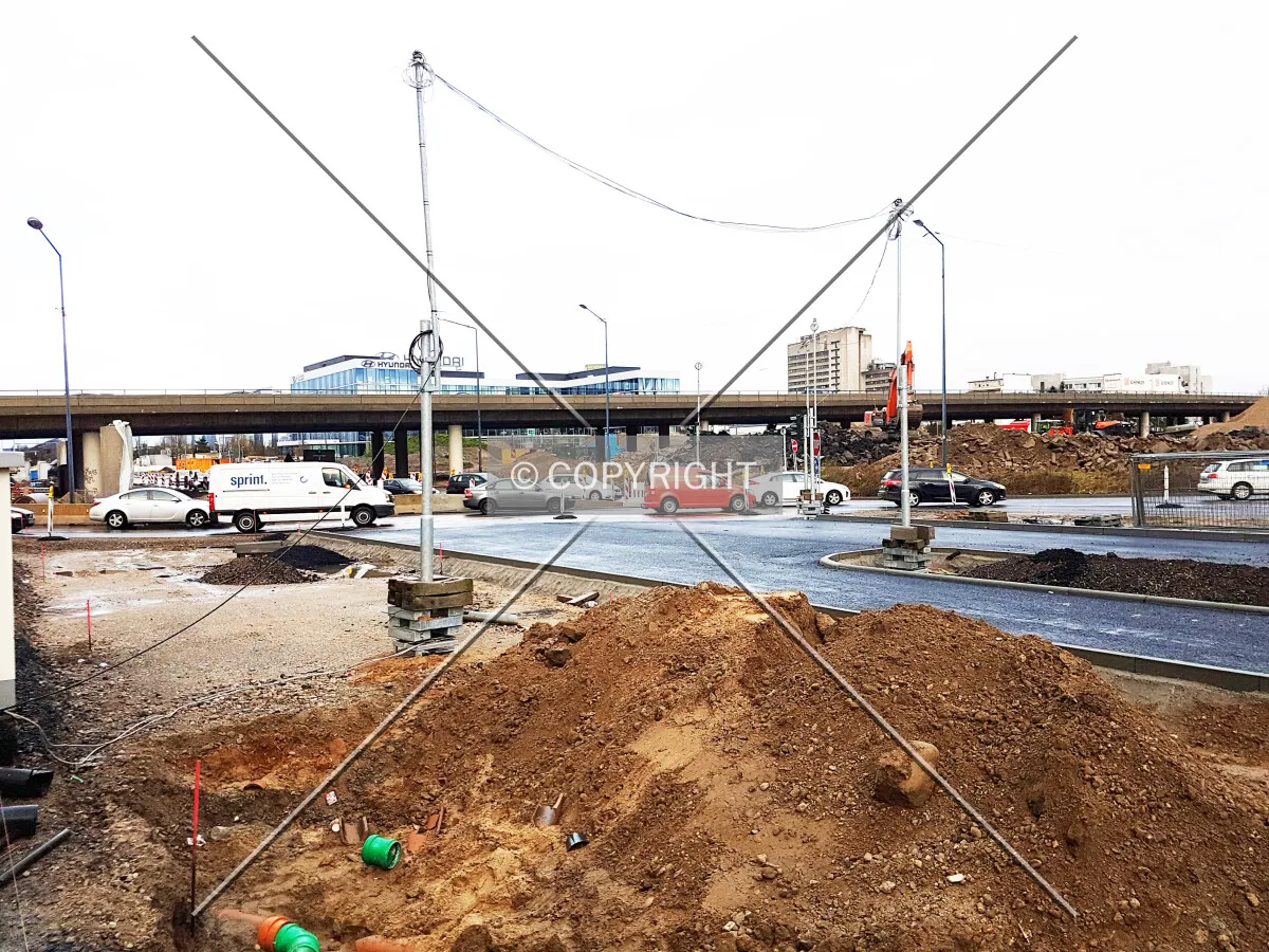 Kaiserlei-Kreisel is removed