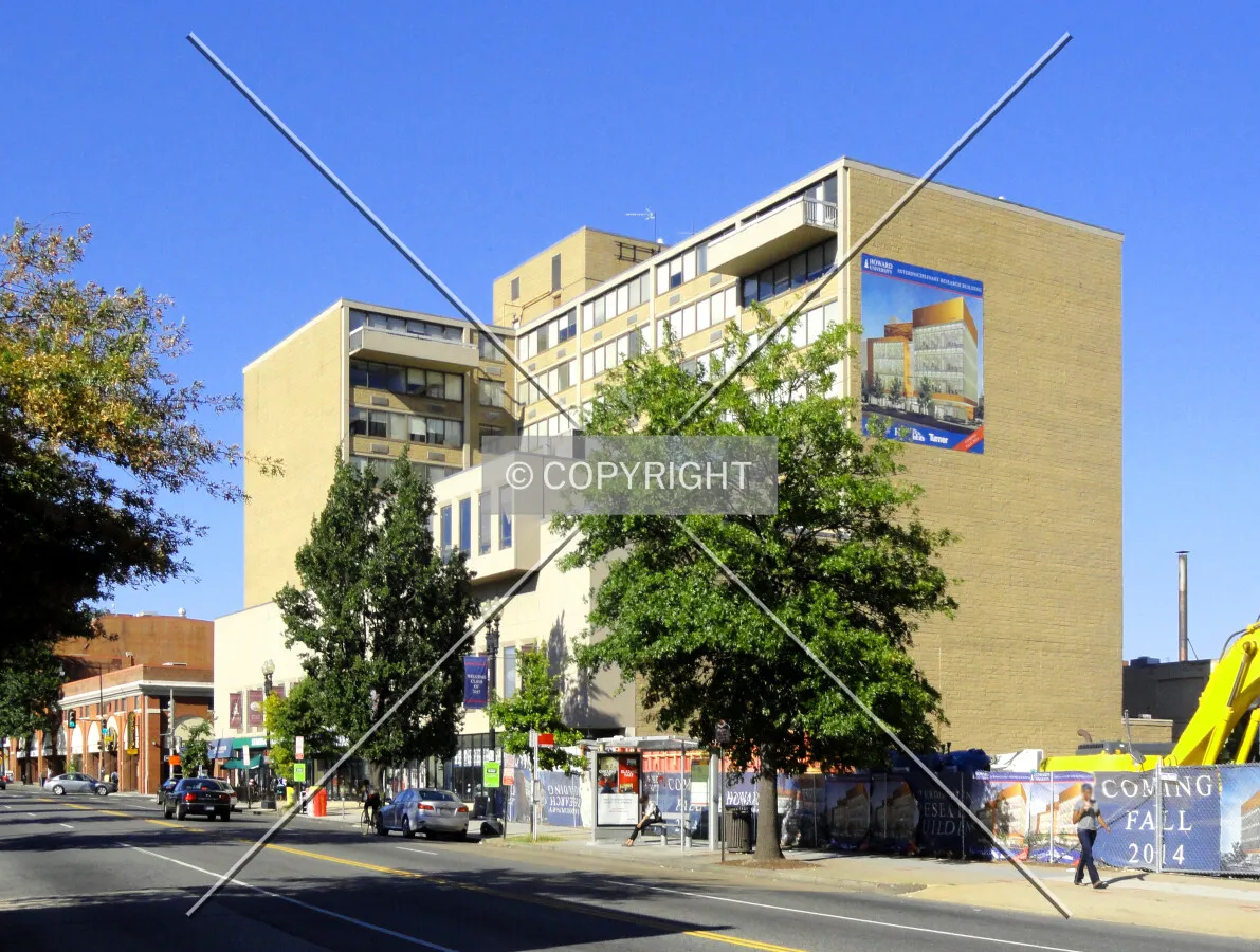 From across Georgia Avenue to the southwest